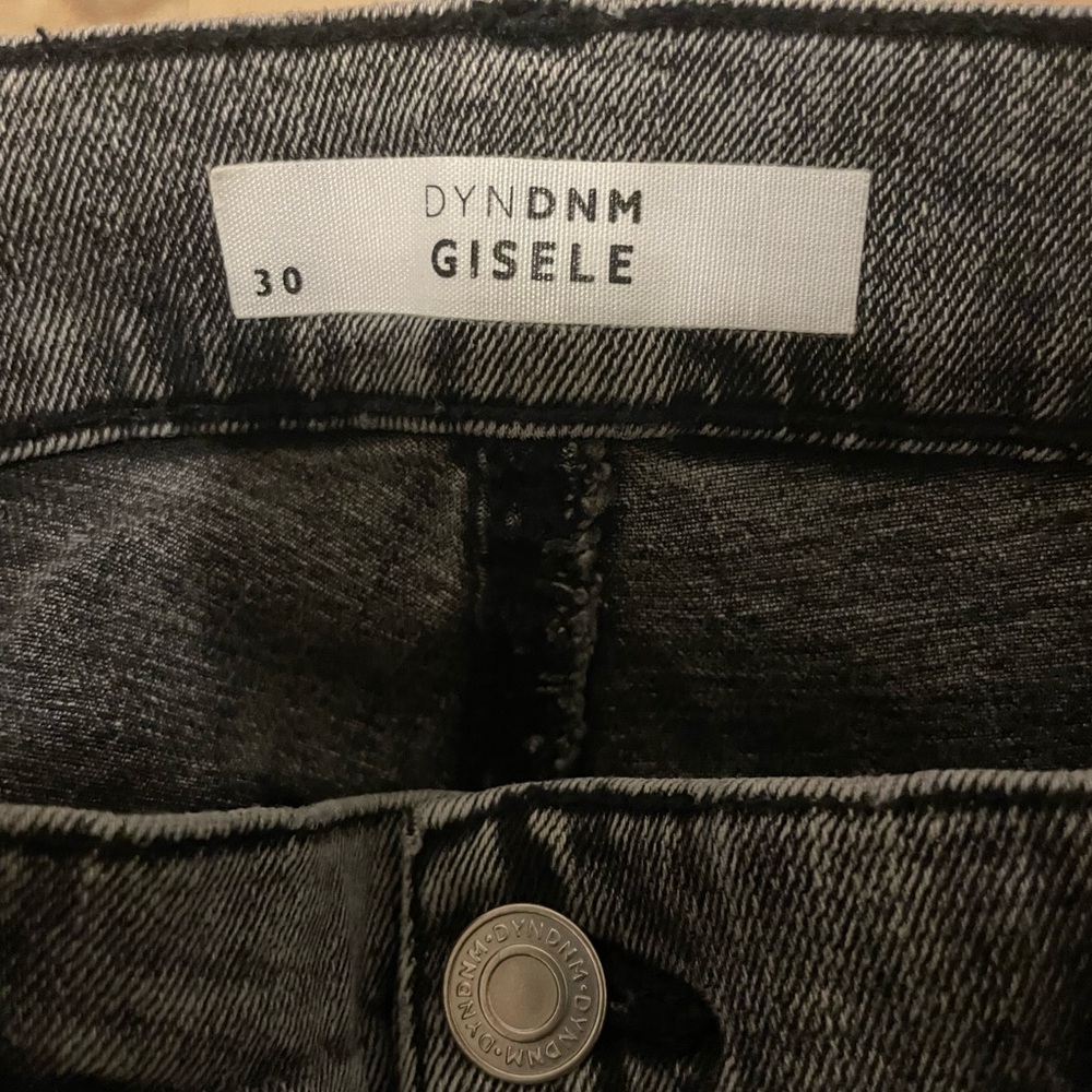 Dynamite Grey Cropped Straight Jeans - Picture 4 of 6